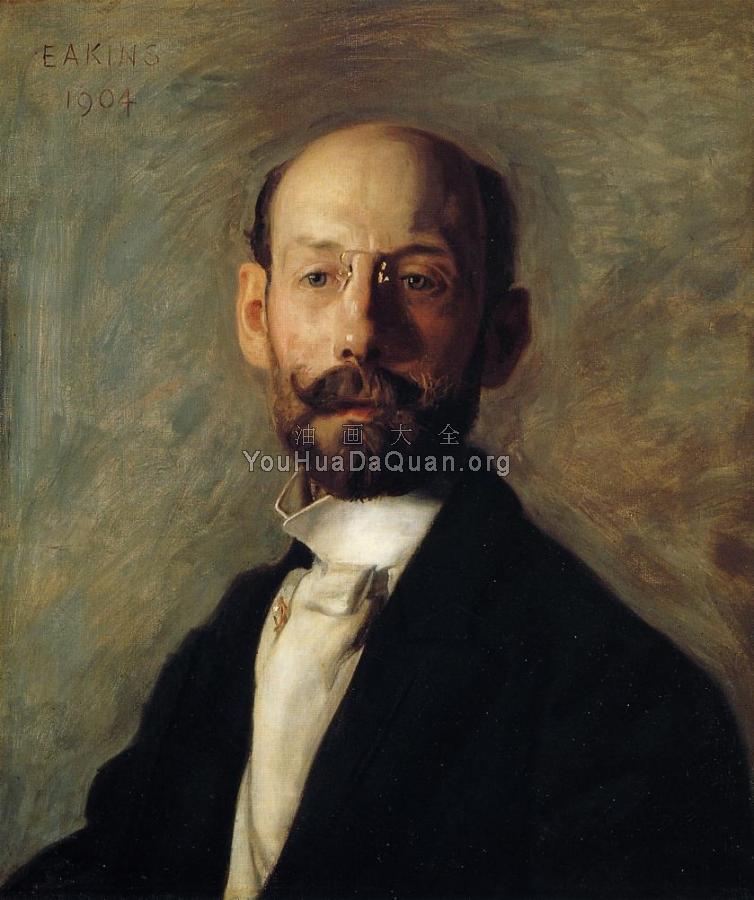 Portrait of Frank B. Linton - 托马斯·伊肯斯